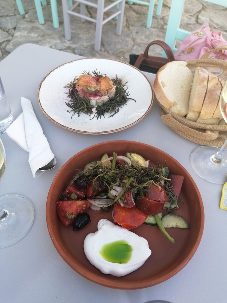 Fine cuisine in Chora, Amorgos