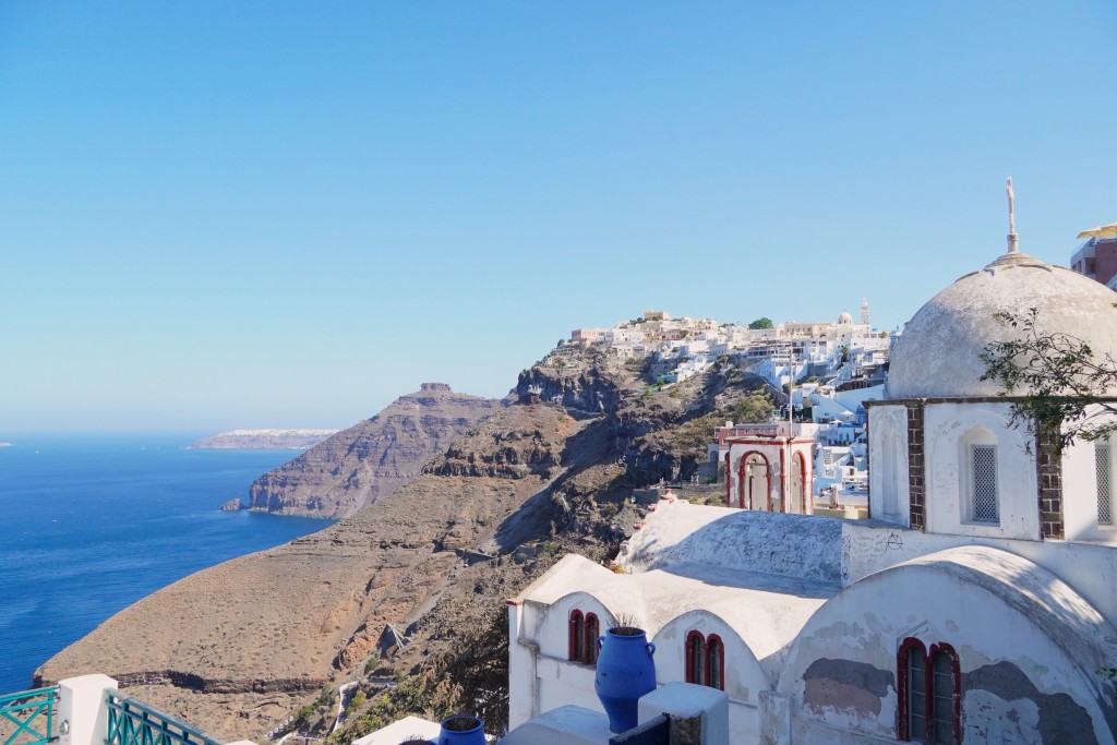 A view of Thira Santorini, Greece