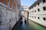 Gondola ride in Venice near Piazza San Marco